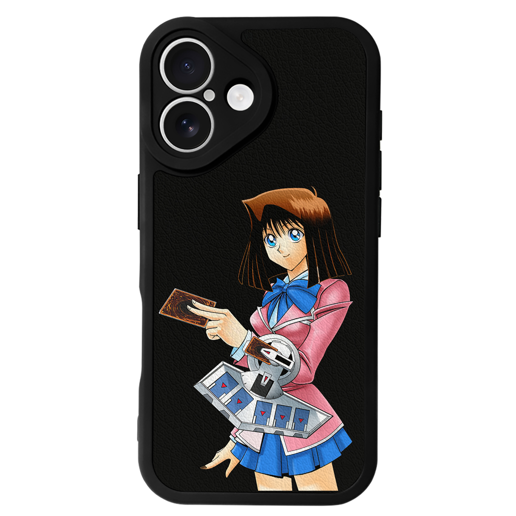 遊☆戯☆王 Yu-Gi-Oh! 【iPhone 16シリーズ対応】シリコンスマホケース（レザー調） 材質：シリコン